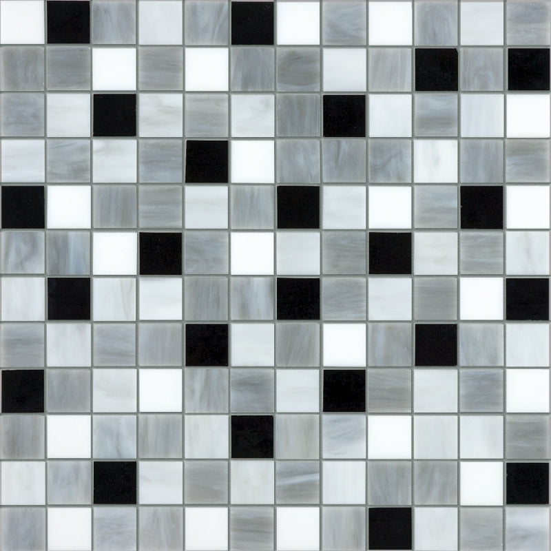 Baroque in Arabescato 1x1 Mosaic