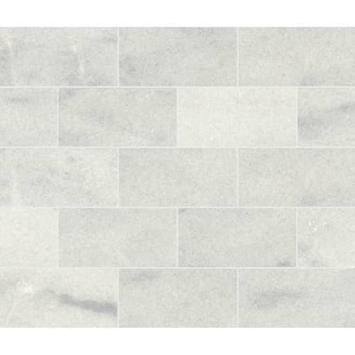 Parksville Stone in Yukon White Marble - 12x24 Honed